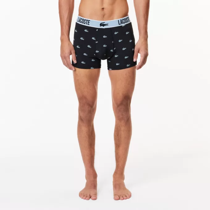 3-Pak Krokodille Print Trunks