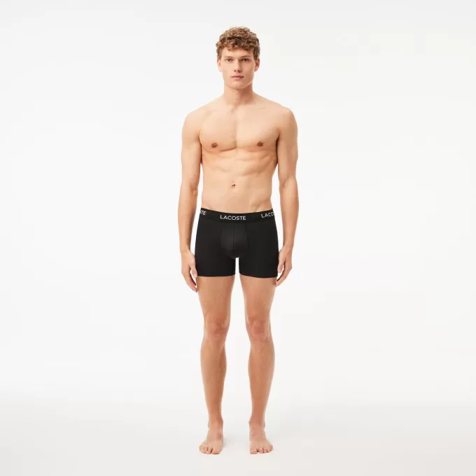 3-pak Plain Microfiber Boxers
