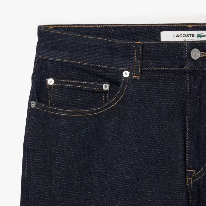 5-lommers slim fit indigo jeans