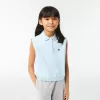 Ærmeløs Stretch Mini Piqué Polo Shirt