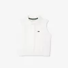 Ærmeløs Stretch Mini Piqué Polo Shirt