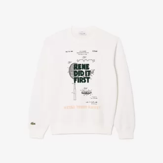 Afslappet pasform Piqué Motiv Sweatshirt