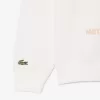 Afslappet pasform Piqué Motiv Sweatshirt