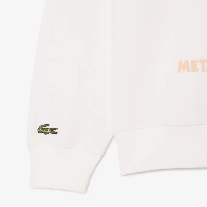 Afslappet pasform Piqué Motiv Sweatshirt