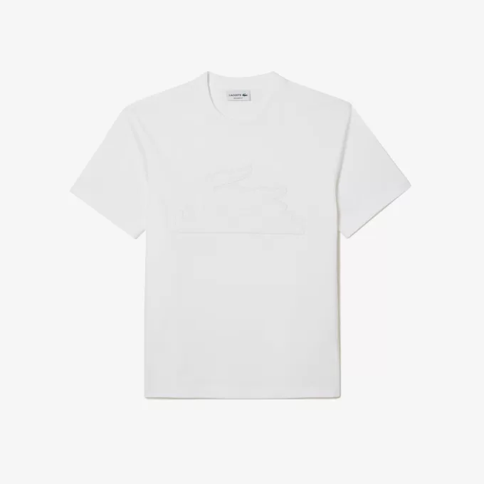 Afslappet pasform Quilted Badge Jersey T-shirt