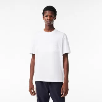 Afslappet pasform Quilted Badge Jersey T-shirt