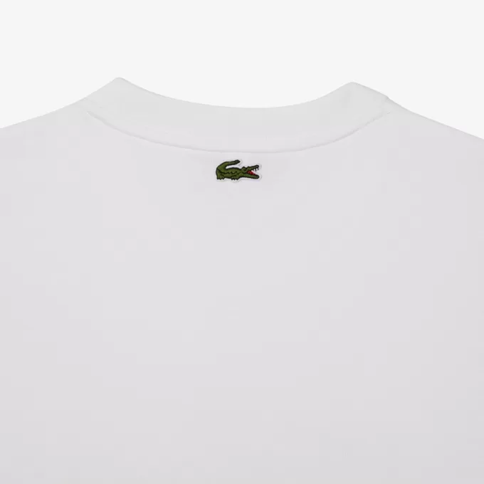 Afslappet pasform Quilted Badge Jersey T-shirt