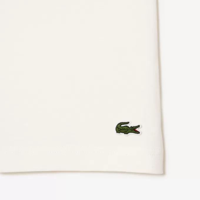 Afslappet pasform T-shirt med signaturtryk