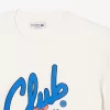 Afslappet pasform T-shirt med signaturtryk