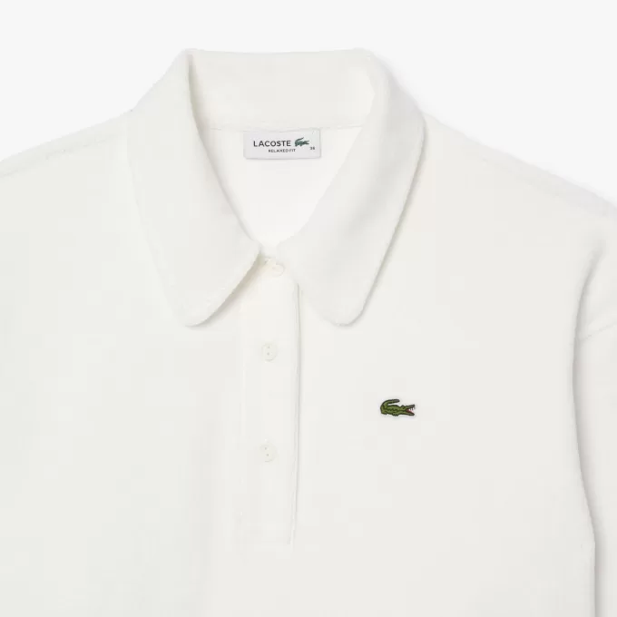 Afslappet pasform Terry Knit Polo Sweatshirt