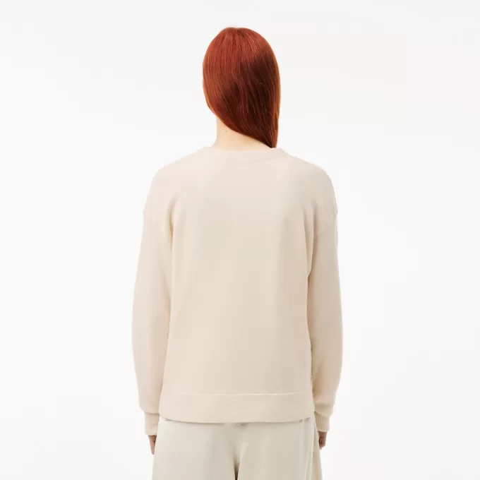 Afslappet pasform V-hals uld cardigan