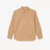 Afslappet pasform Washed Effect Poplin skjorte