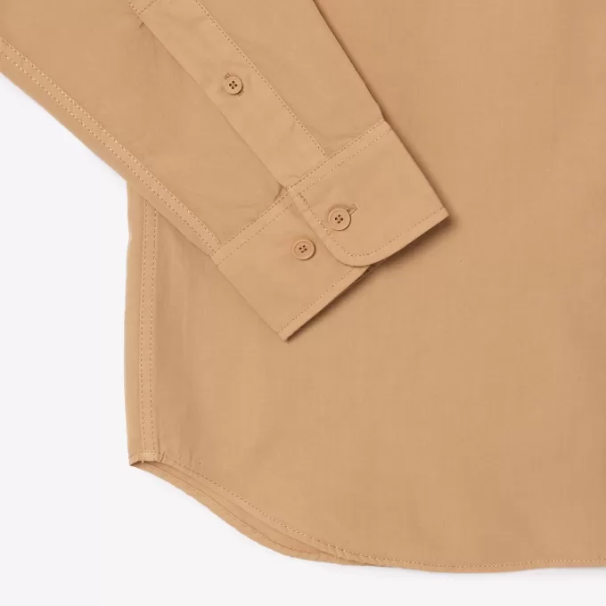 Afslappet pasform Washed Effect Poplin skjorte