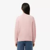 Afslappet pasform carded uld højhalset sweater