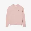 Afslappet pasform carded uld mossøm sweater