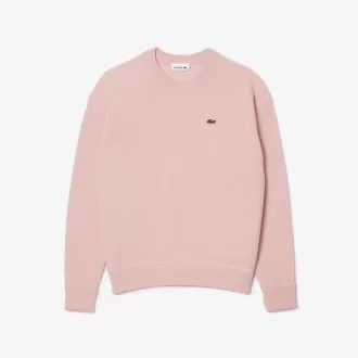 Afslappet pasform carded uld mossøm sweater