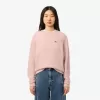 Afslappet pasform carded uld mossøm sweater