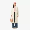 Afslappet pasform carded uld mossøm sweater