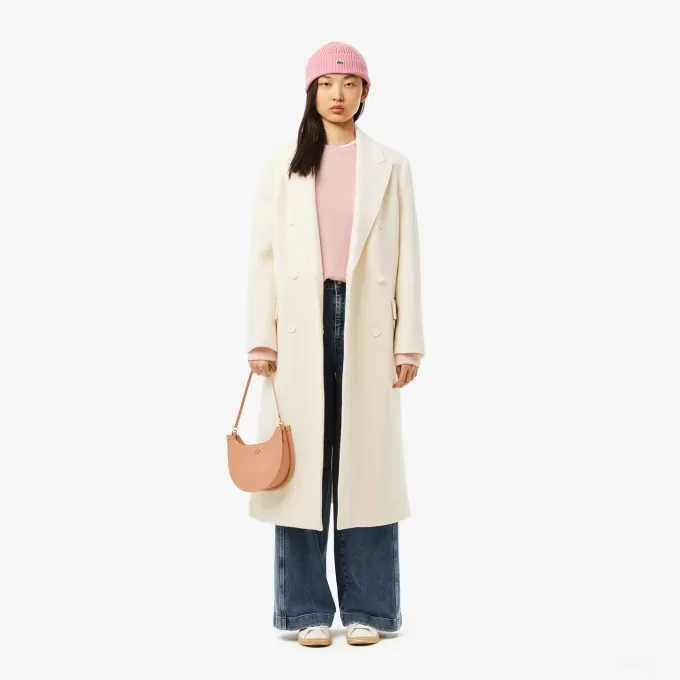 Afslappet pasform carded uld mossøm sweater