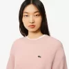 Afslappet pasform carded uld mossøm sweater