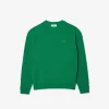 Afslappet pasform carded uld mossøm sweater