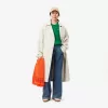 Afslappet pasform carded uld mossøm sweater
