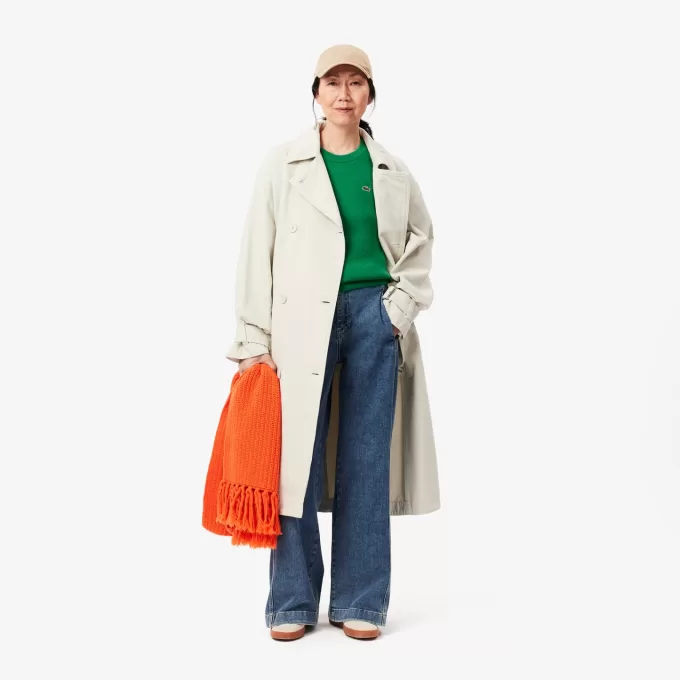 Afslappet pasform carded uld mossøm sweater