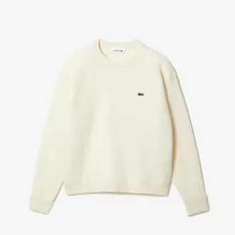 Afslappet pasform carded uld mossøm sweater