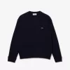Afslappet pasform carded uld mossøm sweater