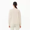 Afslappet pasform carded uld mossøm sweater