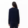 Afslappet pasform carded uld mossøm sweater