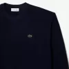 Afslappet pasform carded uld mossøm sweater