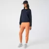 Afslappet pasform fleece sweatshirt med rund hals
