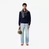 Afslappet pasform kartet uld polo sweater