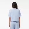 Afslappet pasform mærket bomuld T-shirt