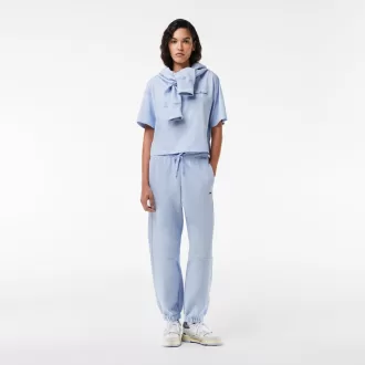 Afslappet pasform mærket bomuld T-shirt
