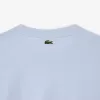 Afslappet pasform mærket bomuld T-shirt