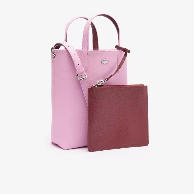 Anna Vendbar Coated Canvas Tote Bag til kvinder