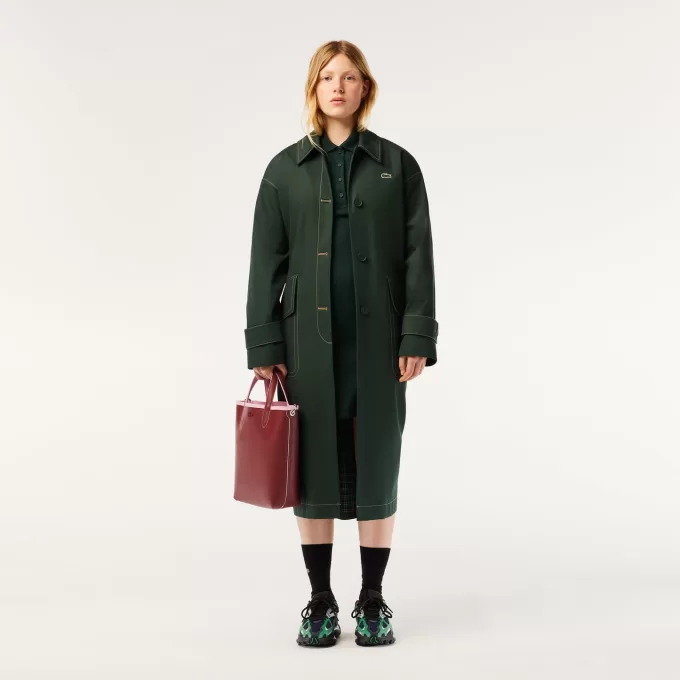 Anna Vendbar Coated Canvas Tote Bag til kvinder