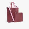 Anna Vendbar Coated Canvas Tote Bag til kvinder