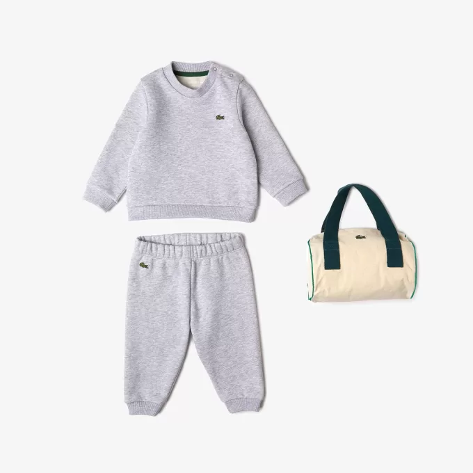 Baby Lacoste Joggersæt i økologisk bomuld