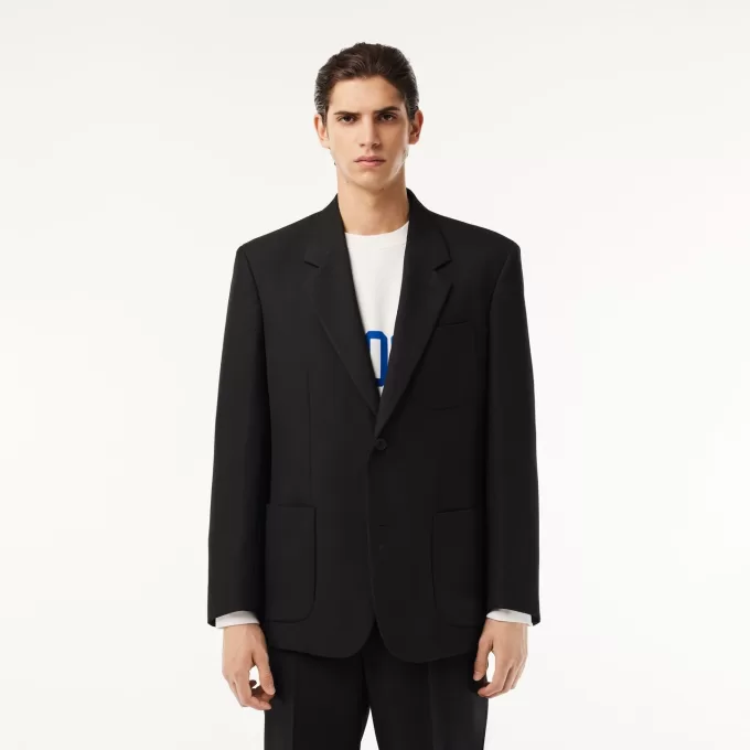 Blazer med afslappet pasform