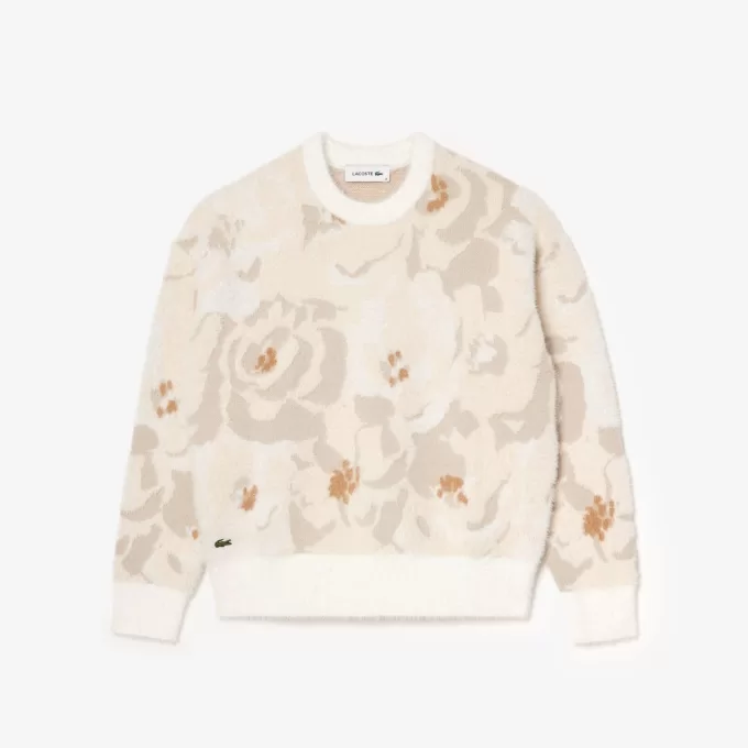 Blomstret Jacquard Intarsia sweater