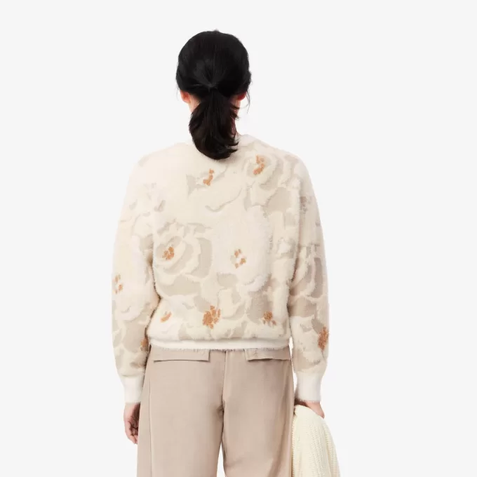 Blomstret Jacquard Intarsia sweater
