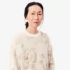 Blomstret Jacquard Intarsia sweater