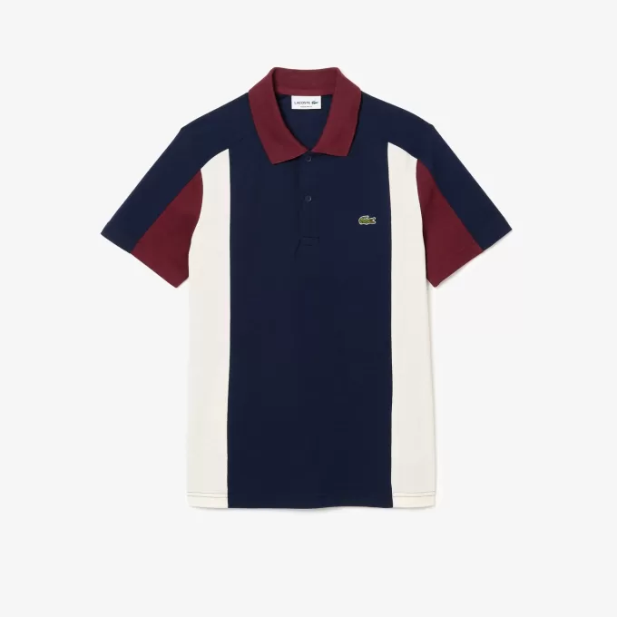 Bomuld Piqué Colourblock poloshirt
