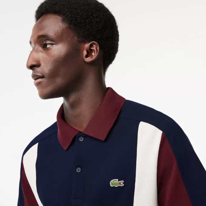 Bomuld Piqué Colourblock poloshirt