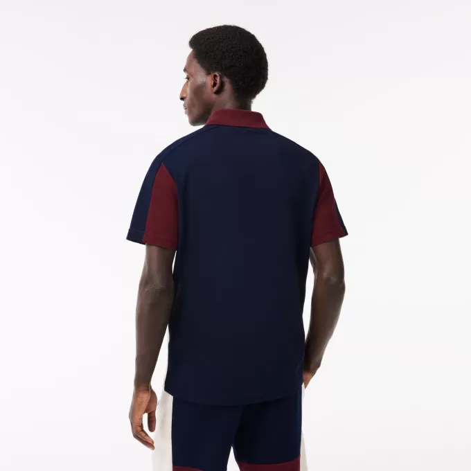 Bomuld Piqué Colourblock poloshirt