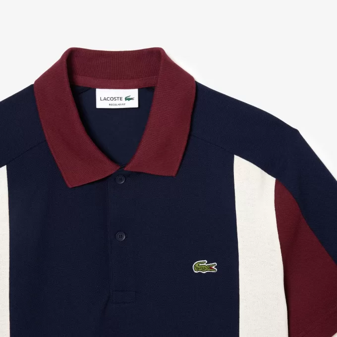 Bomuld Piqué Colourblock poloshirt