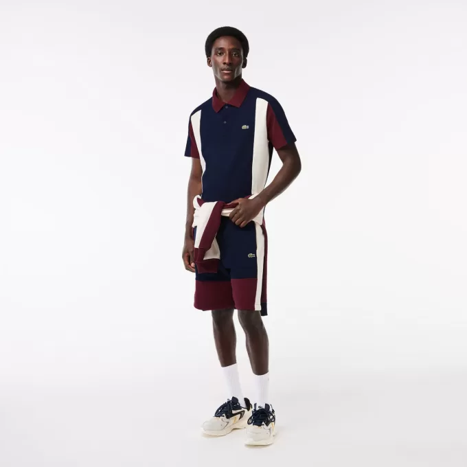 Bomuld Piqué Colourblock poloshirt